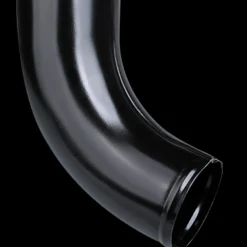 Plastmo Ståltagrender^udkaster 75 mm stål sort