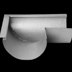 Hot Plastmo udvendig gering nr. 12, 90° aluzink