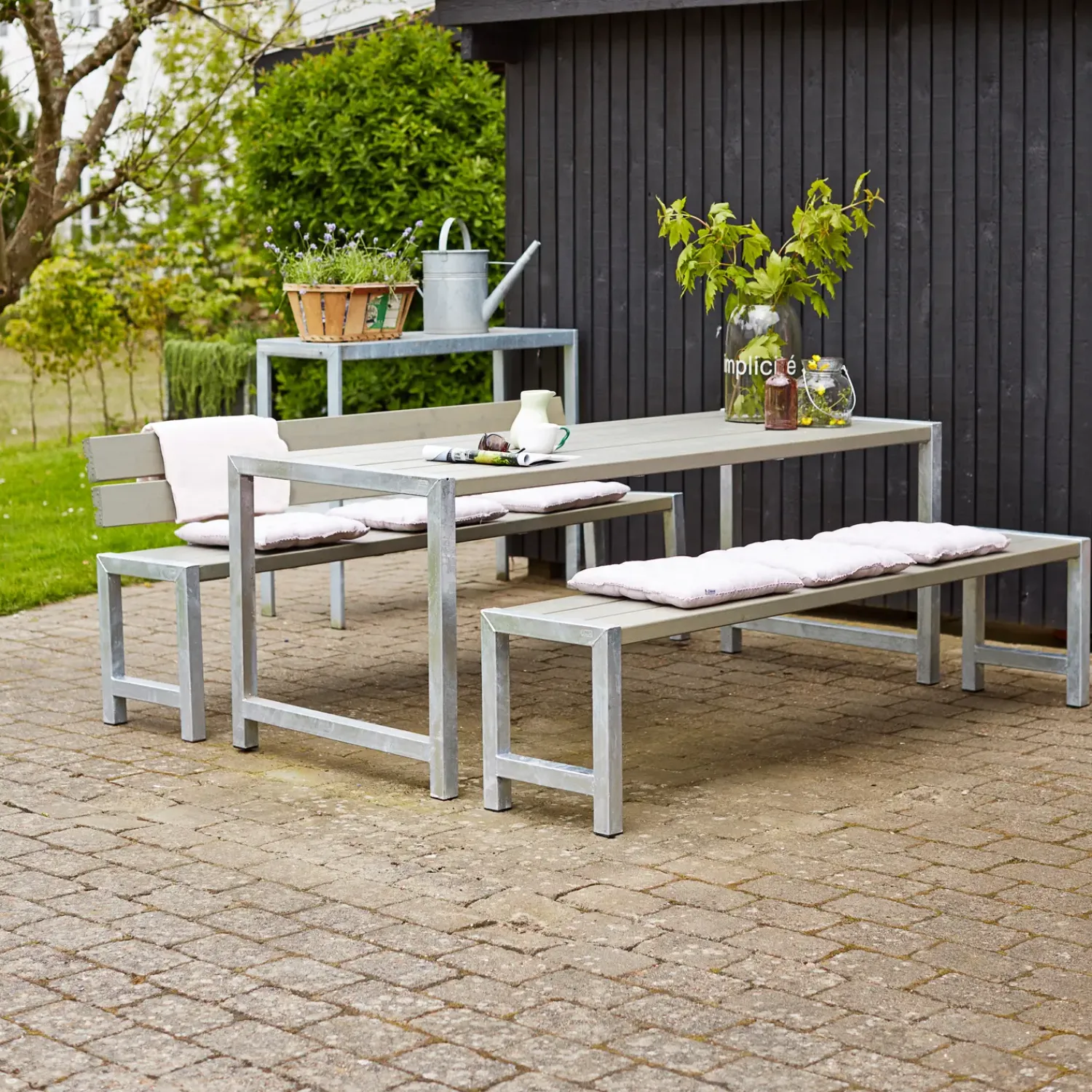 New Plus 3/4 L lasur gråbrun