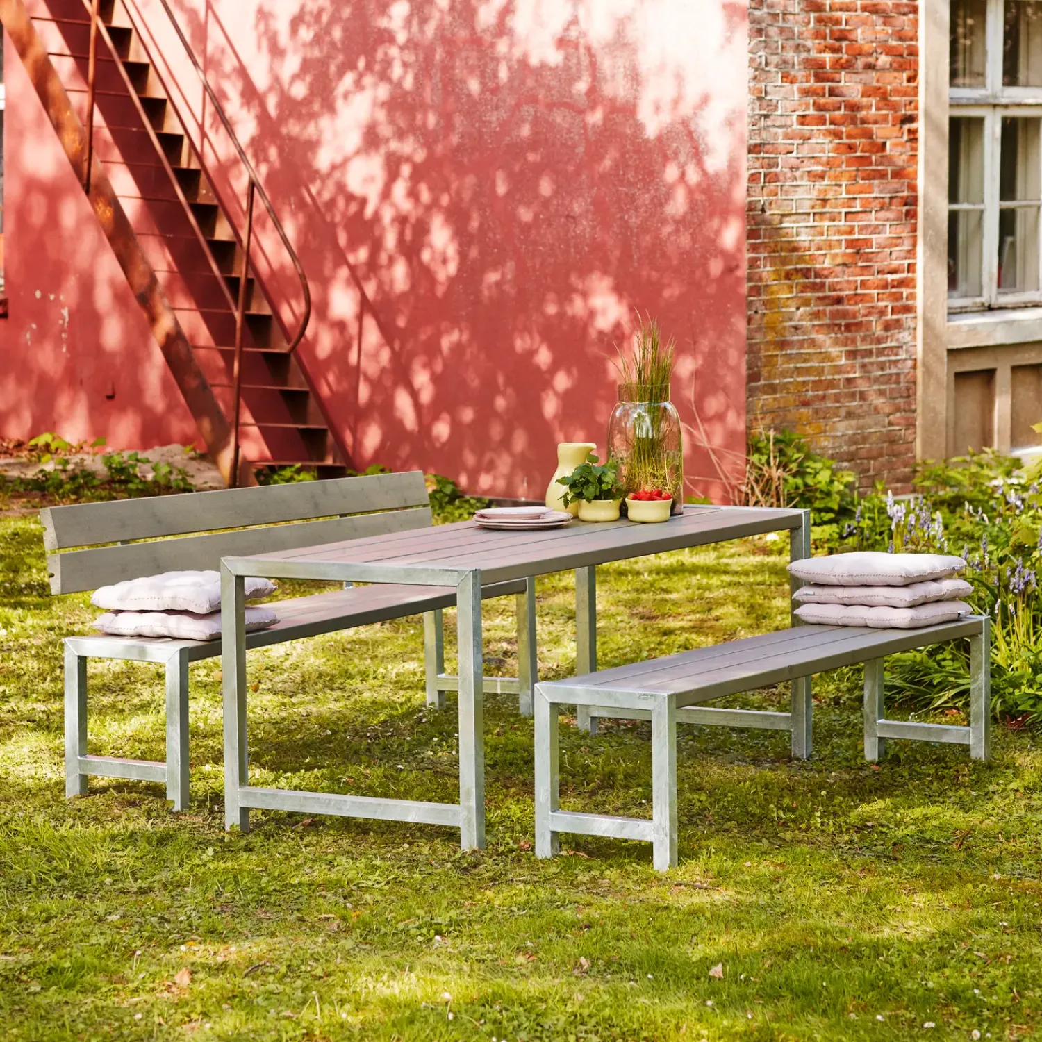 New Plus 3/4 L lasur gråbrun