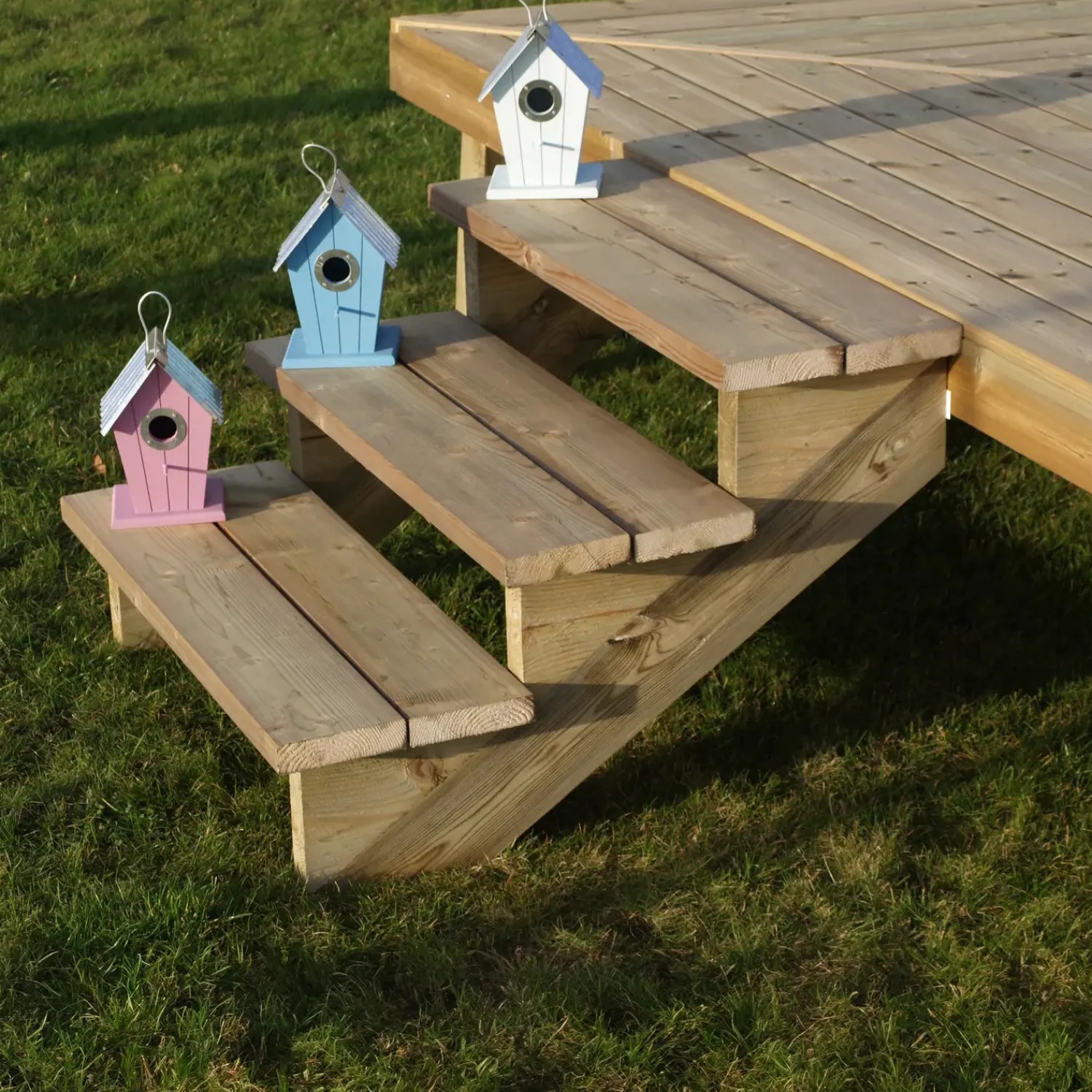 Plus Trapper Og Lemme^34,2° Trappevange 3 trin m/beslag Trindybde 25 cm