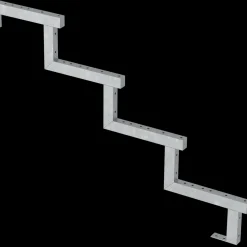 Online Plus 34,2°  Trappevange 4 trin m/beslag  Trindybde 28 cm