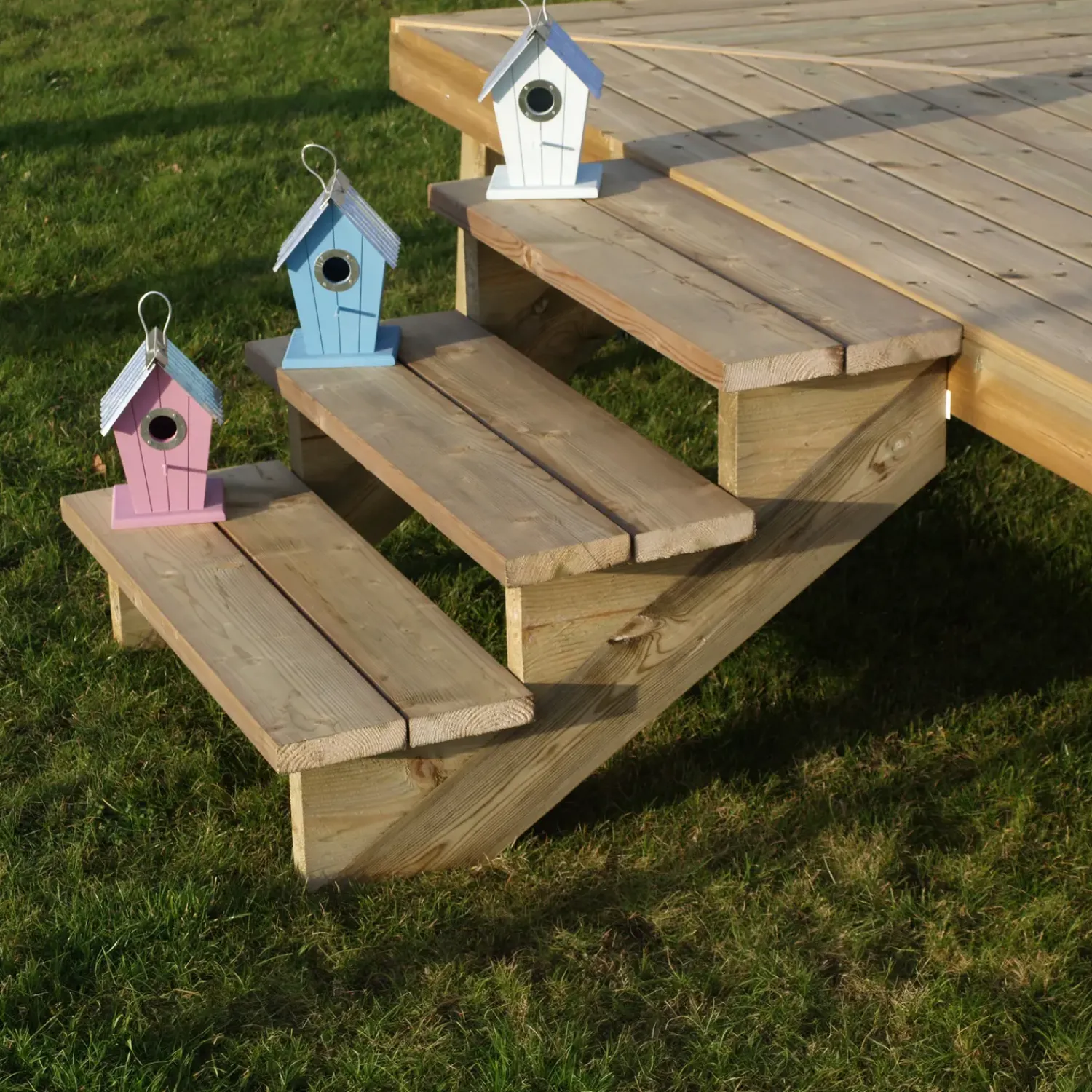 Plus Trapper Og Lemme^34,2° Trappevange 4 trin m/beslag Trindybde 25 cm