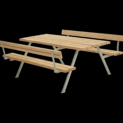 Plus Bord- Og Bænkesæt^Alpha Bord/Bænkesæt m/2 ryglæn 177 cm ThermoWood®