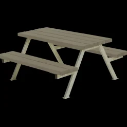 Hot Plus Alpha Junior Bord/Bænkesæt 118 cm sort