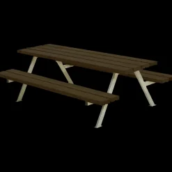 Plus Bord- Og Bænkesæt^Alpha Junior Bord/Bænkesæt 177 cm sort