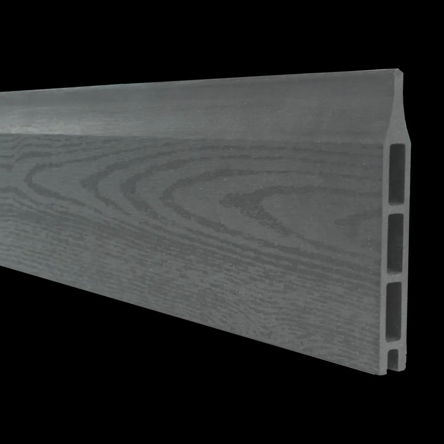 Plus Hegnsbrædder^Artua komposit profilbræt 88 cm skiftergrå