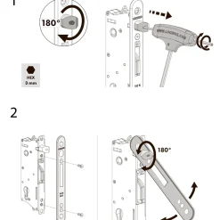 Outlet Plus Artura komposit dobbeltlåge 213×175 cm m/gråsorte stolper til nedstøbning