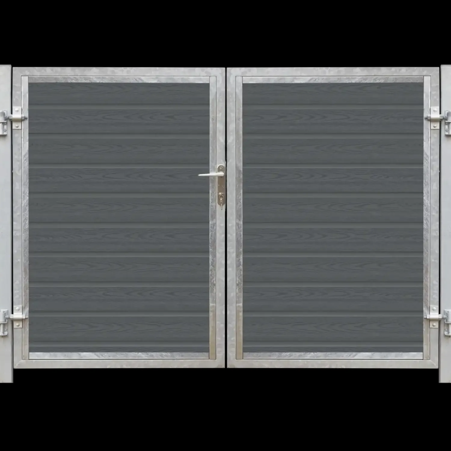 Plus Artura komposit dobbeltlåge 213×135 cm m/stolper til nedstøbning