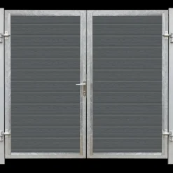 Online Plus Artura komposit dobbeltlåge 213×175 cm m/stolper til nedstøbning