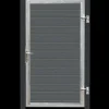 Online Plus Artura komposit enkeltlåge 115×175 cm højrehængt m/gråsorte stolper til nedstøbning