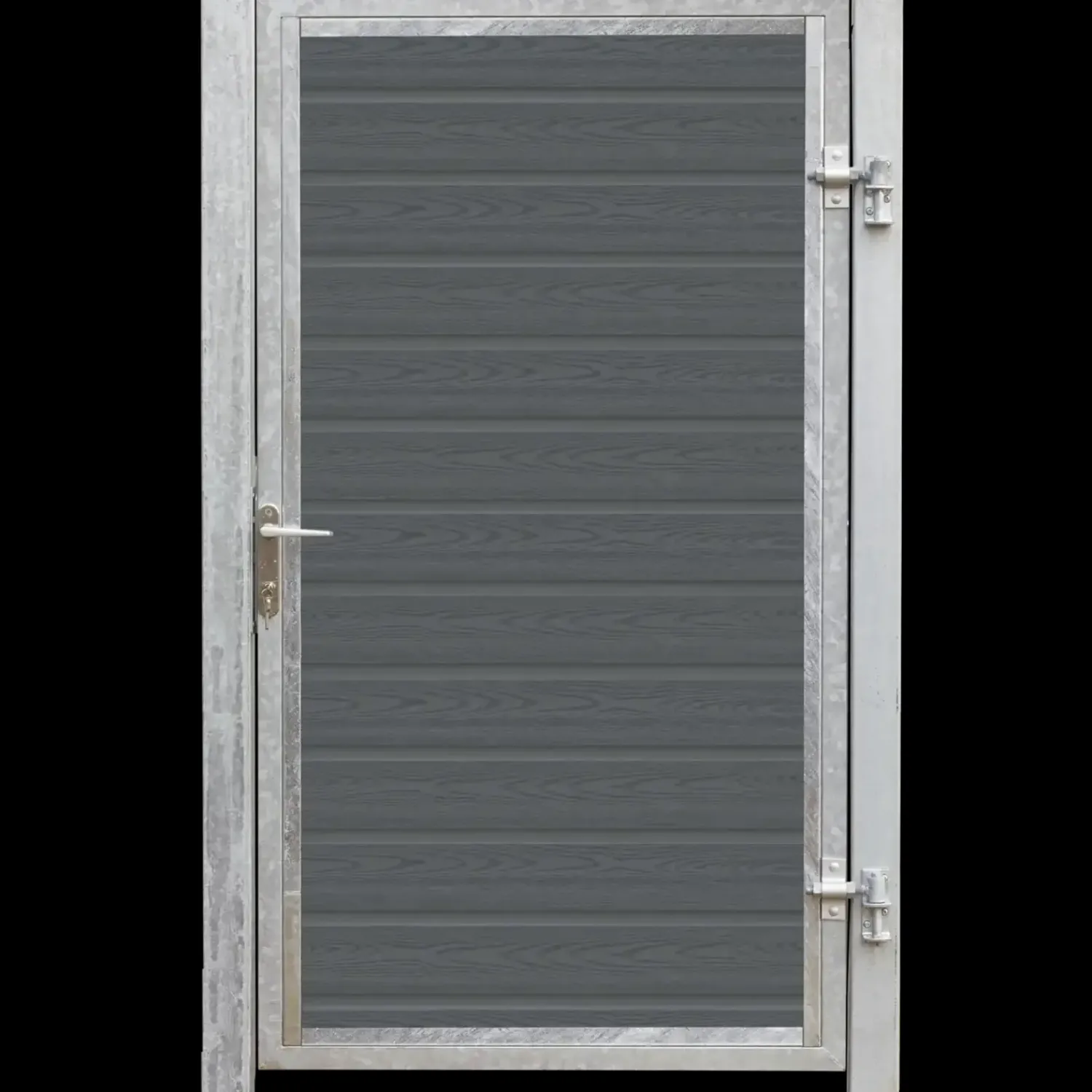 Plus Havelåger^Artura komposit enkeltlåge 115×175 cm højrehængt m/stolper til nedstøbning