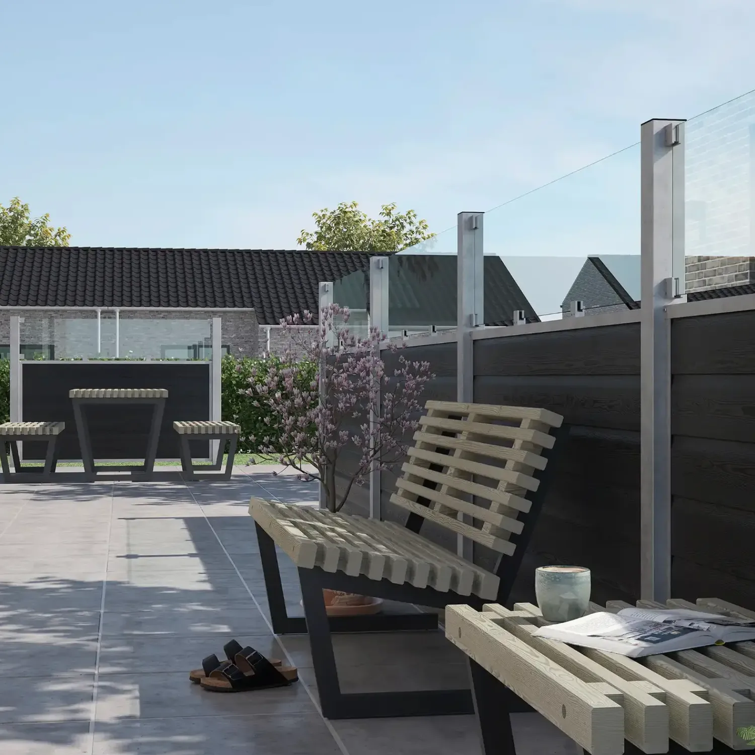 Plus Komposithegn^Artura komposithegn m/glas 180×135 cm