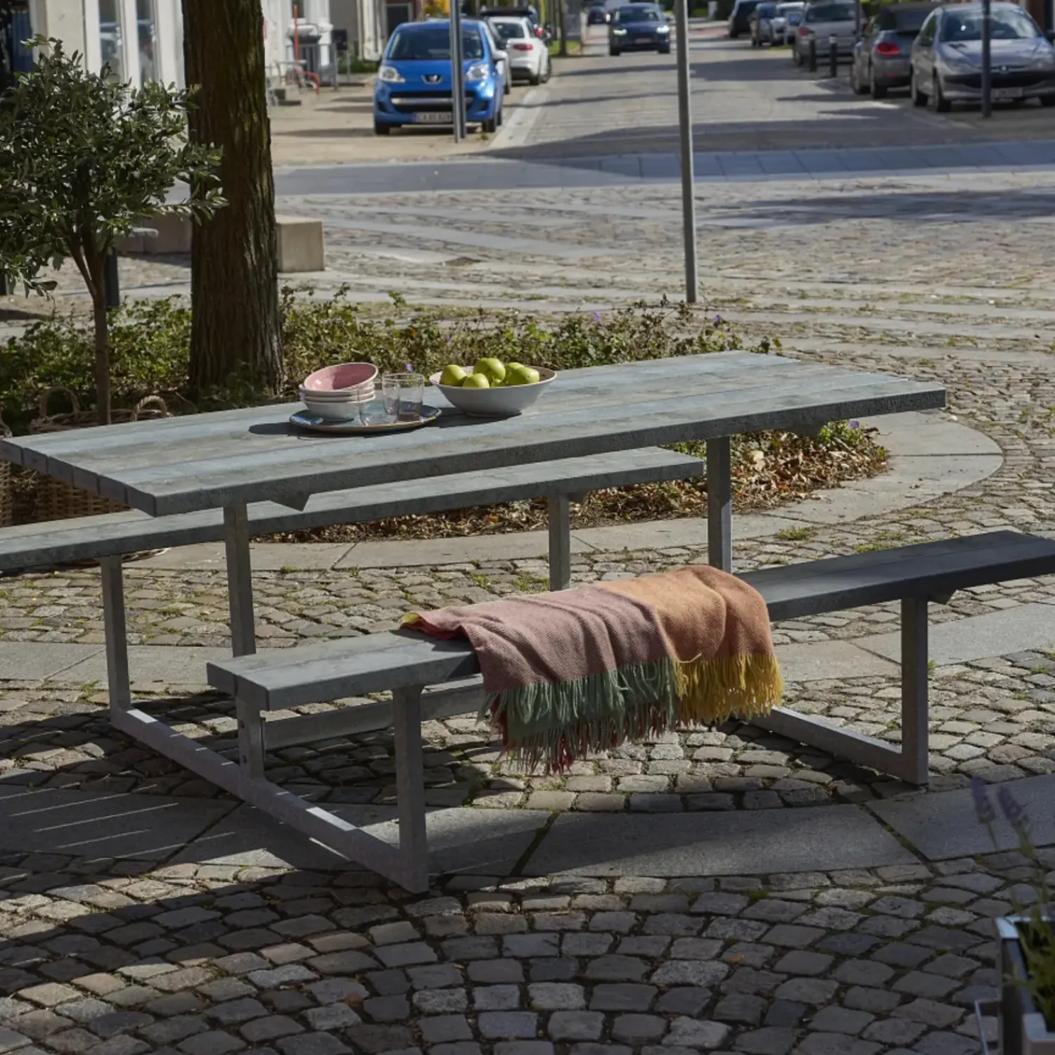 Online Plus Basic bord/bænkesæt 177 cm trykimp