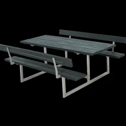 Bord- Og Bænkesæt^Plus Basic bord/bænkesæt med 2 ryglæn 177 cm trykimp