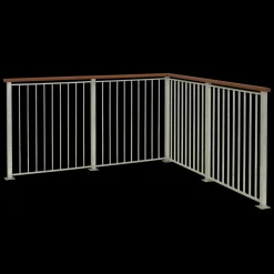 Plus Stål- Og Glashegn^Basic Gelændersystem 90x98 cm Varmgalv.