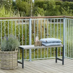 Plus Stål- Og Glashegn^Basic Gelændersystem 90x98 cm Varmgalv.