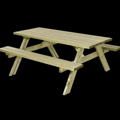 Online Plus bord- og bænkesæt trykimprægneret A/B, 177 cm