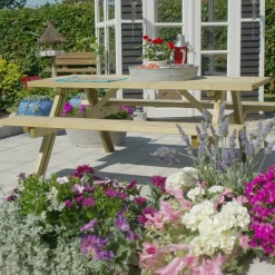 Online Plus bord- og bænkesæt trykimprægneret A/B, 177 cm