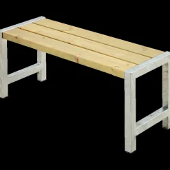 Plus Bord- Og Bænkesæt^Cafe plankebænk 127 cm trykimp