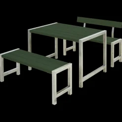 Plus Cafe Plankesæt med 1 ryglæn 127 cm trykimpr