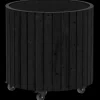 Hot Plus Circle plantekasse Sort Ø55/55 cm
