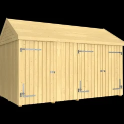 Plus Redskabsskure I Træ^Classic Multi Havehus 10 m² 2 moduler m/enkelt og dobbeltdør