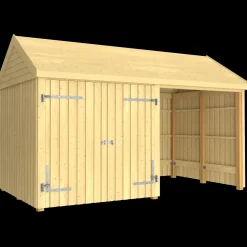 Clearance Plus Classic Multi Havehus 10 m² 2 moduler m/dobbeltdør og åben front