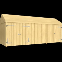 Plus Redskabsskure I Træ^Classic Multi Havehus 14,5 m² 3 moduler m/enkelt og dobbeltdør