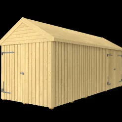 Plus Redskabsskure I Træ^Classic Multi Havehus 14,5 m² 3 moduler m/enkelt og dobbeltdør