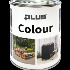 Plus Trælasur^Colour lasurfarve Grøn RAL 6009 Dækkende 3/4LT