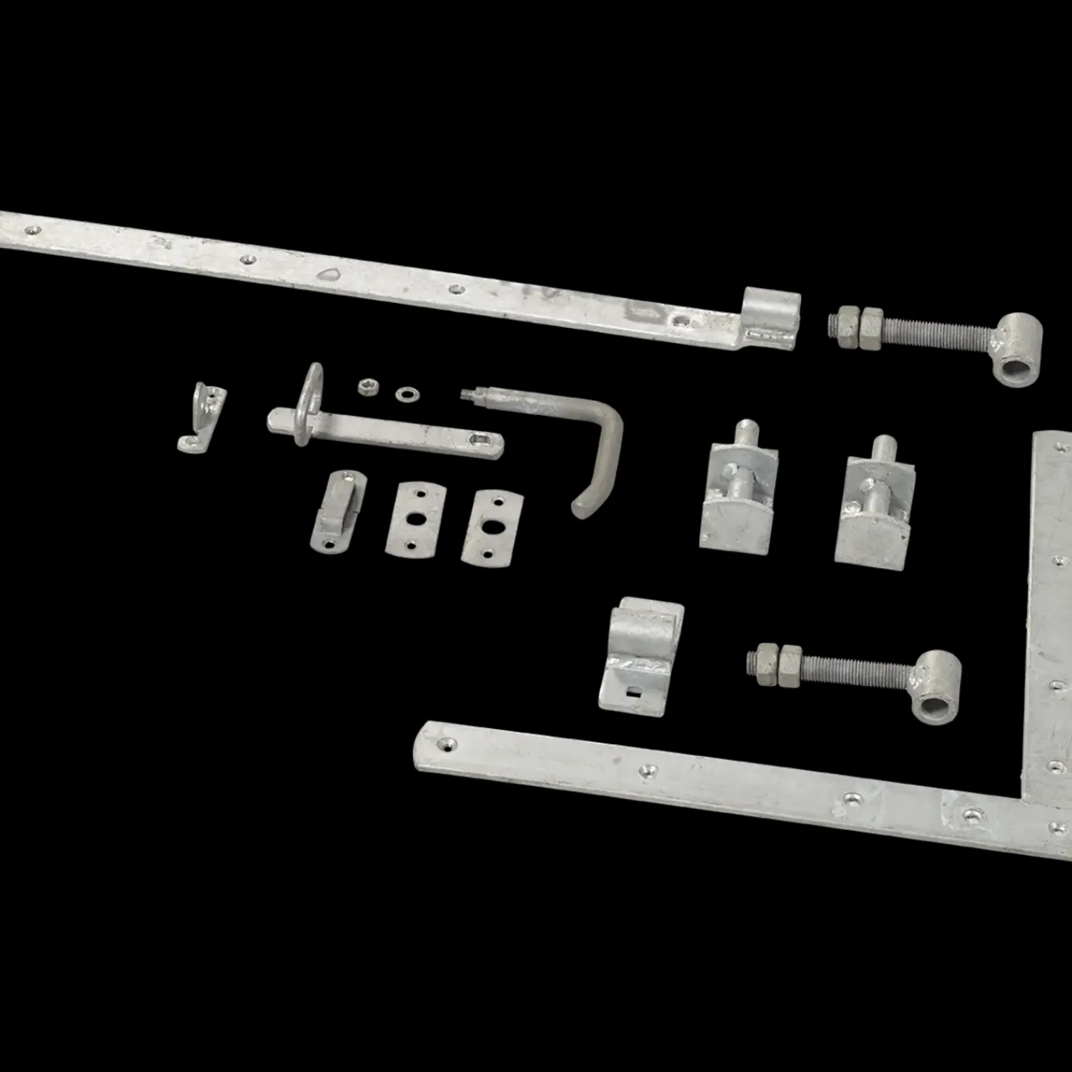 Discount Plus Country bred låge inkl. beslag 150x98 cm sort