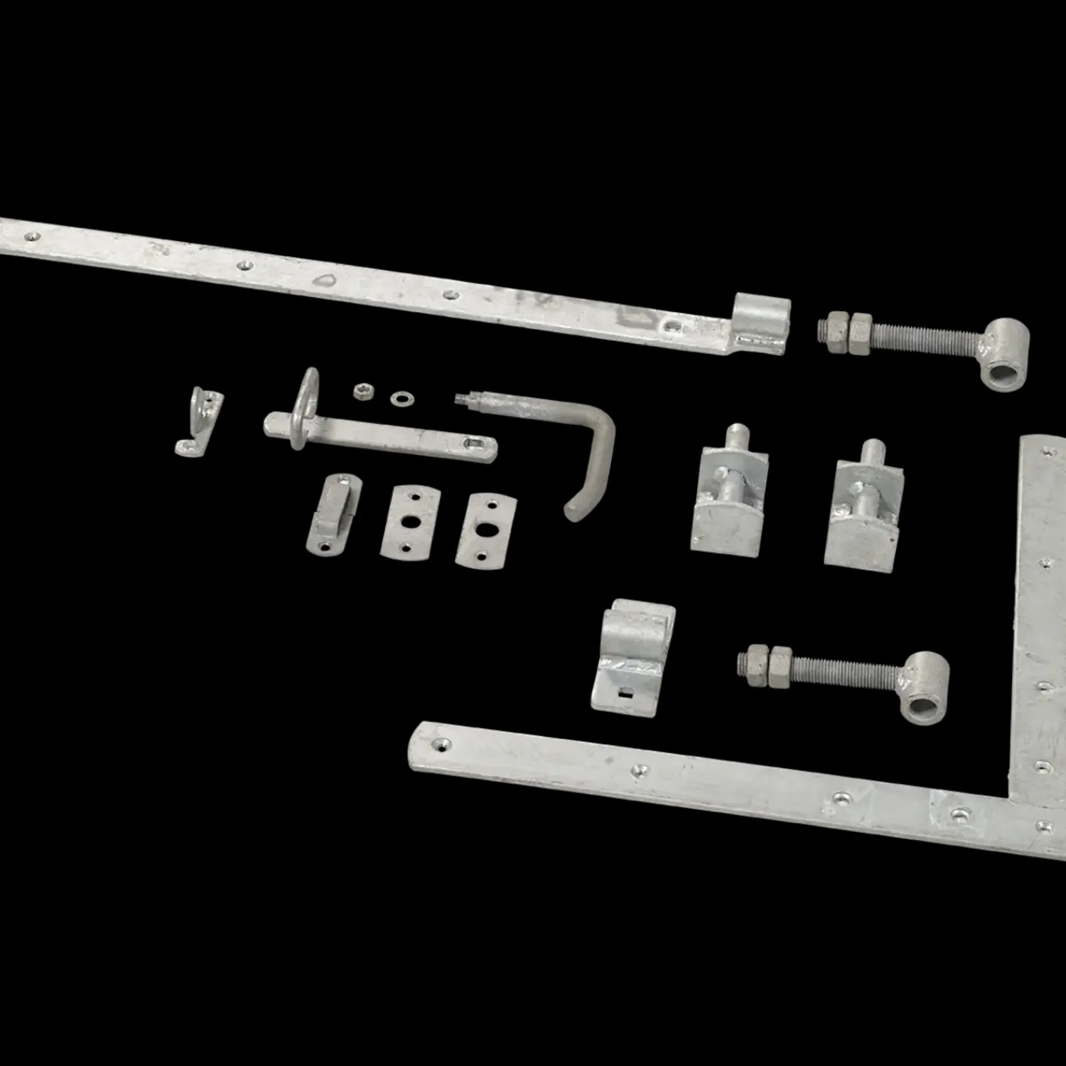 Plus Havelåger^Country enkeltlåge inkl. beslag 100x98 cm hvid