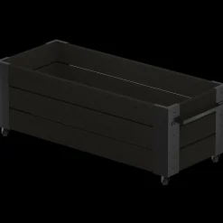 Hot Plus Cubic Blomsterkasse m/hjul 120x45 cm