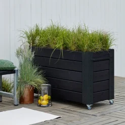Plus Plantekasser^Cubic Blomsterkasse m/hjul  50x120x70 cm