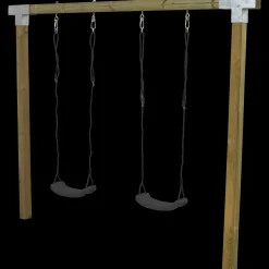 Online Plus Cubic Gyngestativ inkl. 2 gråsorte gyngesæder