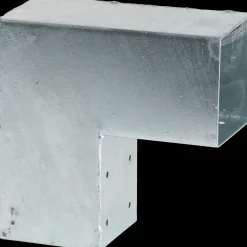 Plus Tilbehør Til Hegn^Cubic hjørnebeslag t/stolpe enkelt varmgalvaniseret 7x7 cm