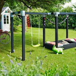 Plus Tilbehør Til Hegn^Cubic hjørnebeslag t/stolpe enkelt varmgalvaniseret 7x7 cm