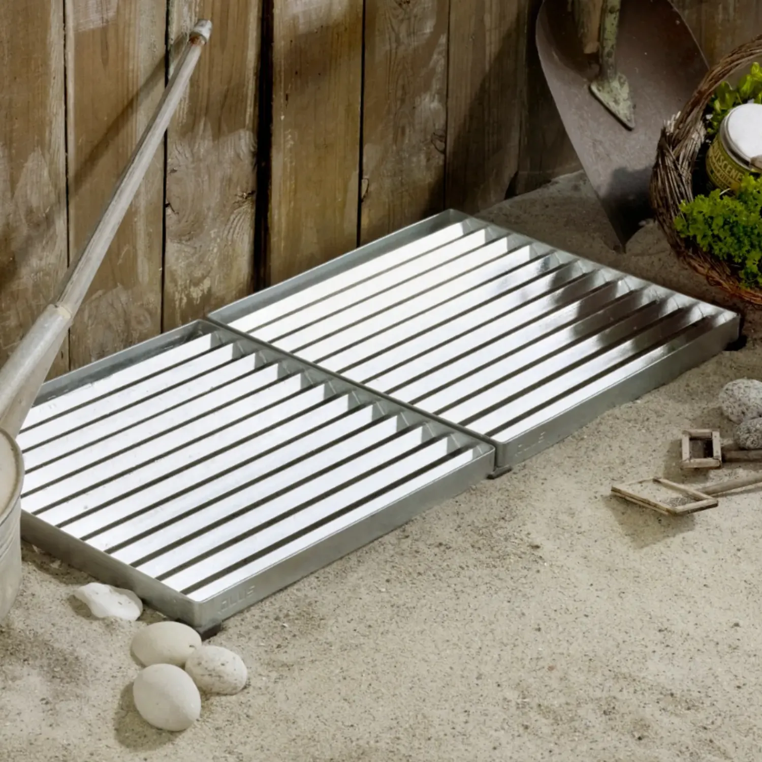 Plus Dørriste Og Måtter^Cubic rist ekskl. måtte - 40x40x3,5 cm