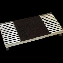 Outlet Plus Cubic rist inkl. måtte 40x80x6,8 cm sort