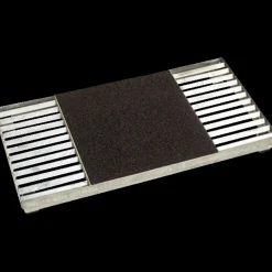 Outlet Plus Cubic rist inkl. måtte 40x80x6,8 cm sort