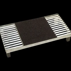 Outlet Plus Cubic rist inkl. måtte 40x80x6,8 cm sort