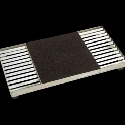 Outlet Plus Cubic rist inkl. måtte 40x80x6,8 cm sort