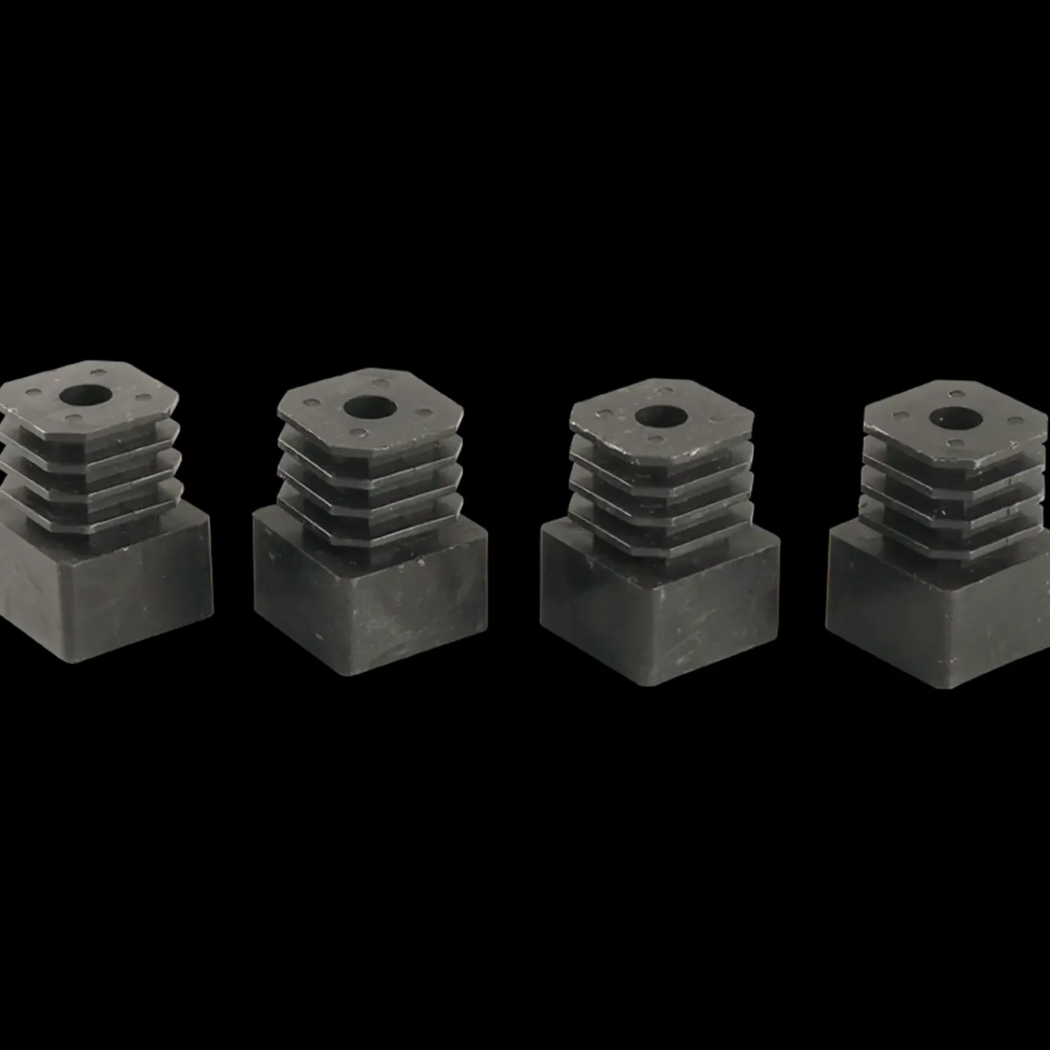 Plus Dørriste Og Måtter^Cubic rist m/sort måtte/gummiramme - 88x48x4 cm