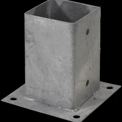 Hot Plus Cubic stolpefod t/fundament 9x9 cm varmgalvaniseret