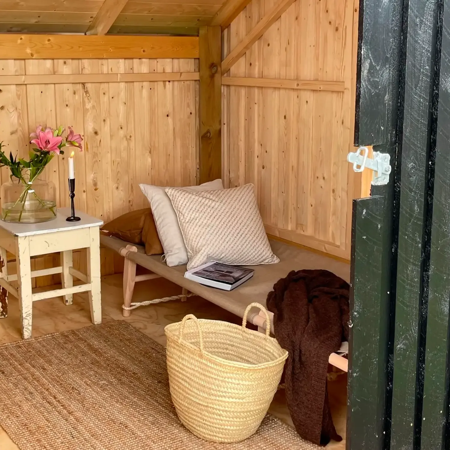 Redskabsskure I Træ^Plus cykelskur 5,7 m² 1 modul med dobbeltdør