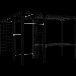 Børn Plus Gyngestativer^daylife med stålespalier modul 4 sort