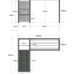 Børn Plus Gyngestativer^daylife med stålespalier modul 4 sort