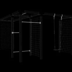 Børn Plus Gyngestativer^daylife med stålespalier modul 3 sort