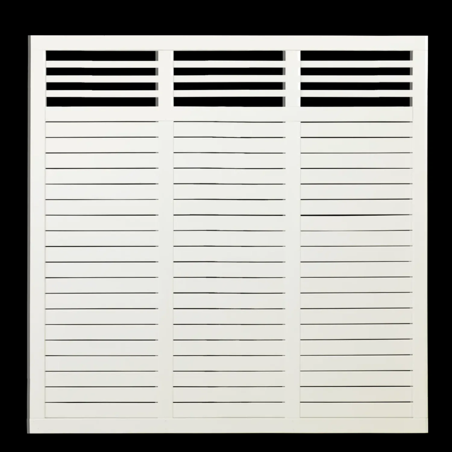 Plus Lamelhegn^Decora hegn 180x95 cm hvid